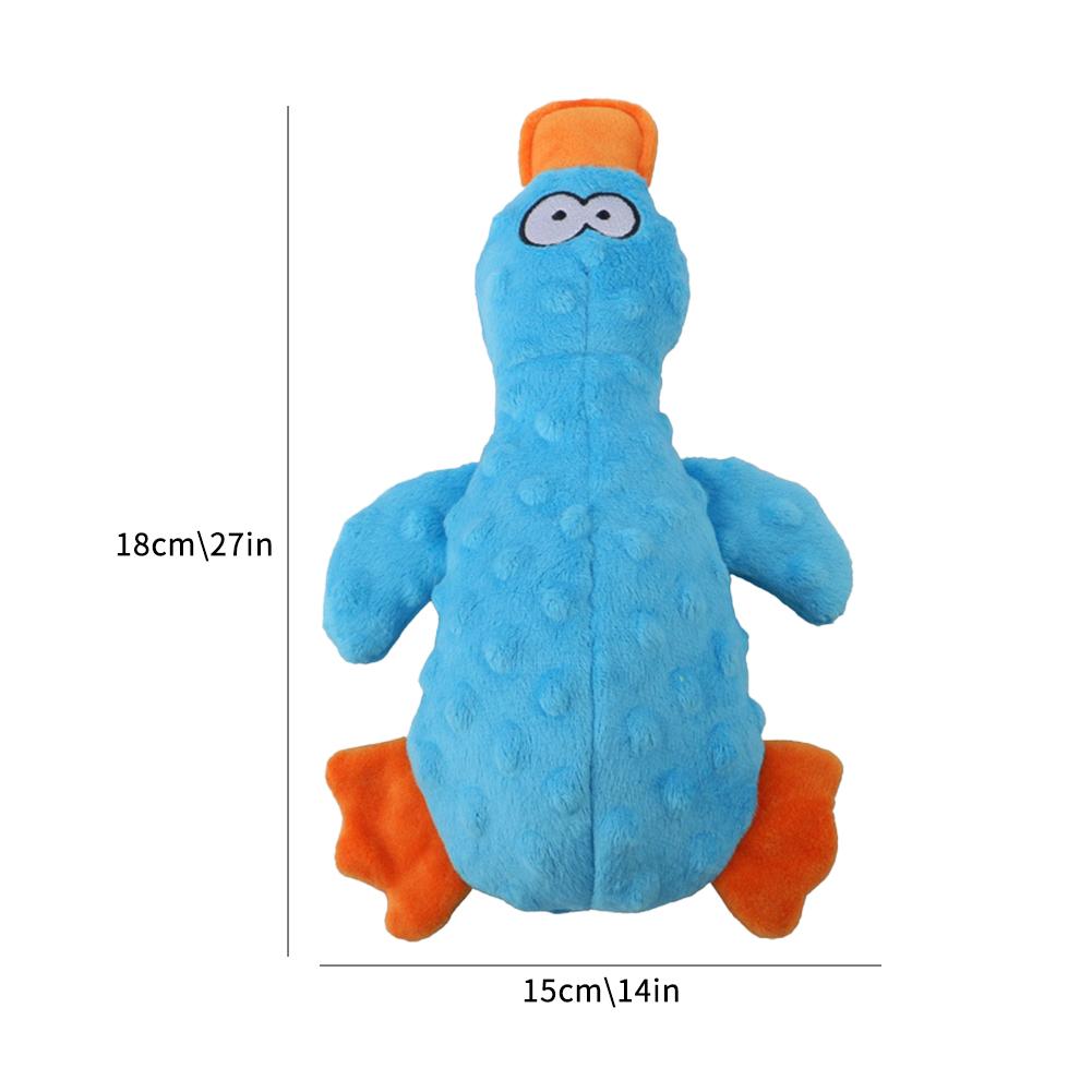 Cute Plush Duck Sound Toy Stuffed Squeaky Animal Squeak Dog Toy Cleaning Tooth Dog Chew Rope Toys Pet Dog Accessories Toys