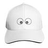 Googly Funny Cartoon Eyes  Toon TShirt  Top Baseball Cap Snapback Cap Big Size Hat Sun Cap Unisexs Hats Womens