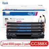 Compatible HP 88A CC388A Black High Yield Toner Cartridge 3-Pack