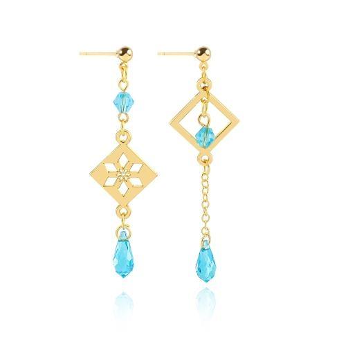 Game Genshin Impact Earring Tartaglia Hu Tao Venti Kaeya Alberich Aether Qiqi Keqing Cosplay Clip Earrings Foe Fans Jewelry Gift
