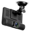 Car Black Box 4.0 Inch IPS Screen 3 Lens Dual Lens Car Video Recorder DVR Car Camera Dash Cam with Rearview Camera
