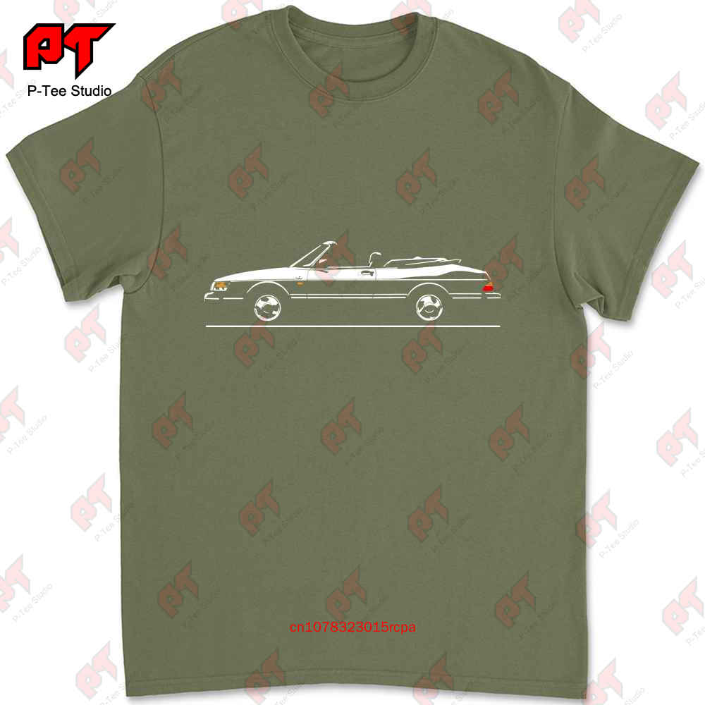 Saab 900 Cabrio Fans Cabriolet Turbo Convertible Tshirt WO9Q