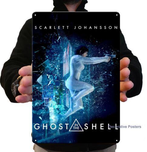 Ghost in the Movie Metal Poster  Collectable Tin Sign PlaqueSize20x30cmaluminum 20x30cm（7.8x11.8inch）