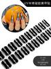 20 Pcs Halloween Christmas UV Semi Cured Gel Nail Stickers Self Adhesive Long Lasting Popular Nail Art Wraps