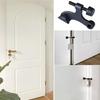 Door Top Hinges set US Type Door Stoppers set Heavy Duty Door Support Metal Hinges Pin Door Stop Simple Installation