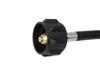 1 Brass Propane  Adapter  Hose For  Qcc1  Type Tank  Connects  4ft  Hose