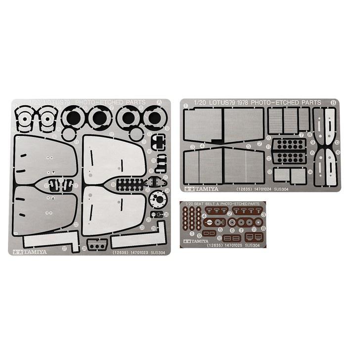 Tamiya Lotus Type 79 1978 Detail-Up Parts Set 1/20 No.35 (Etching Parts) 12635