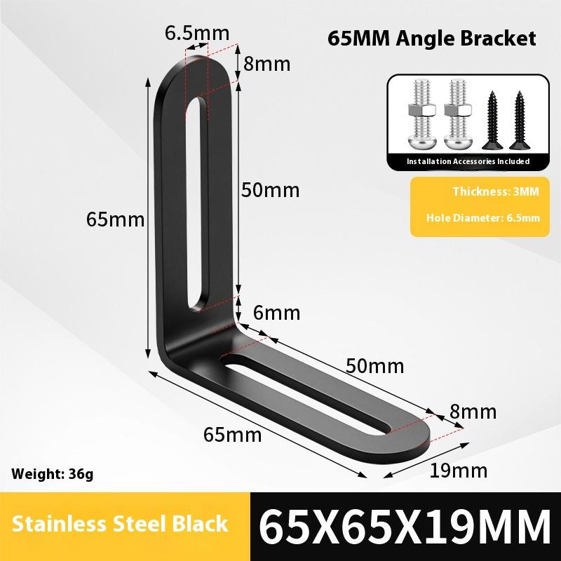 2 Stück Edelstahl Verstellbarer 90-Grad-Winkel L-Form, Eckwinkel, Mehrere Größen Geeignet für Schränke Möbel