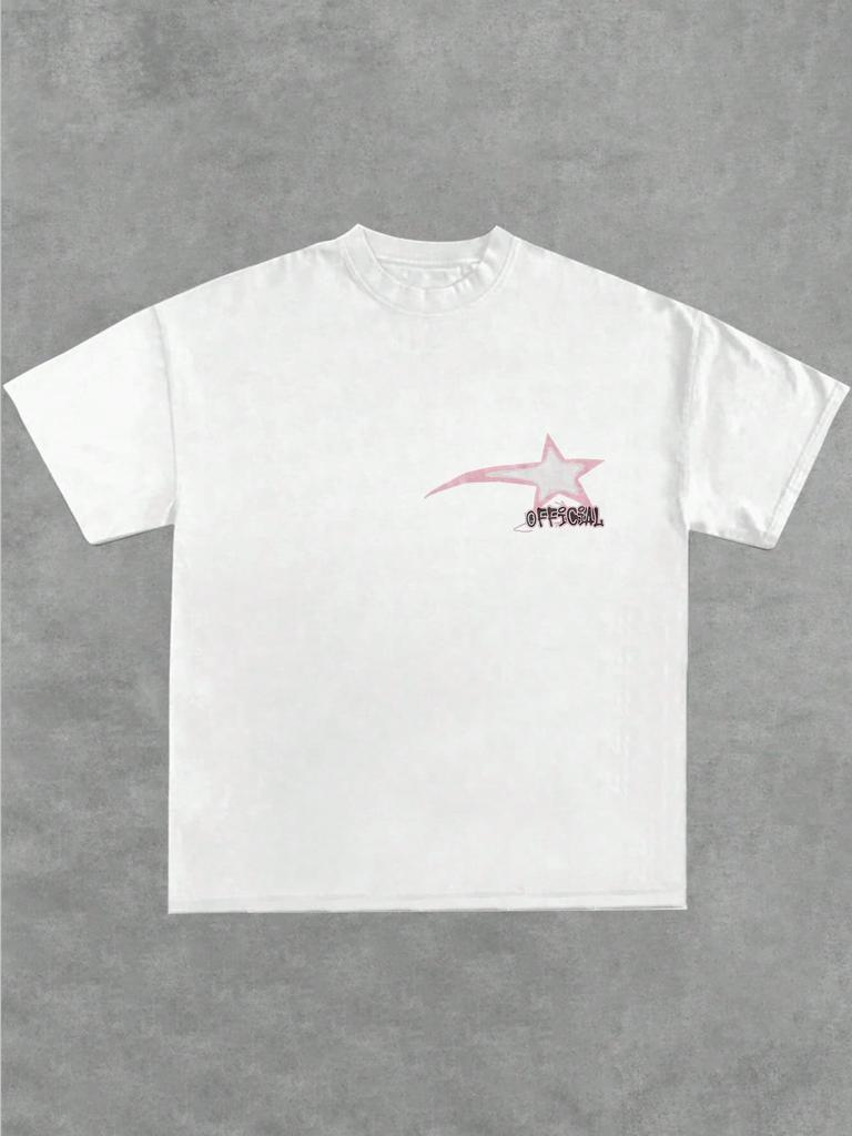 Street Style - DoublePrinted T - Shirt, 100% Cotton 220g