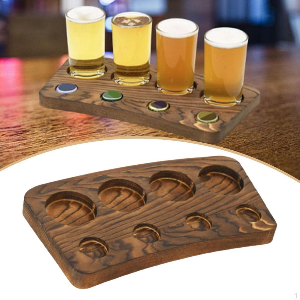 Stojan Volně stojící, pro Degustaci, Stojanový Displej Sampler pro Pivo Nápoj Zábava Dárek