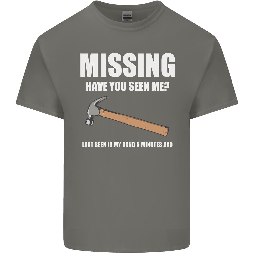 Missing Hammer Funny Carpenter DIY Builder Unisexs Light Cotton TShirt