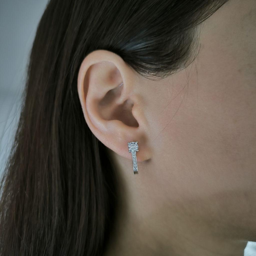 Silberohrringe mit Zirkonia (2177470)