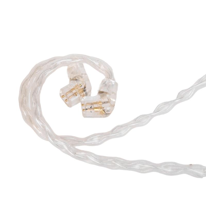 QDC Connectors Headphone AUX Cable Earphone Wire Line 3.5mm Port for QDC Pin Earpiece Better Sound Quality