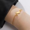Cazador Cat Playing Ball of Yarn Bracelets for Women Stainless Steel Animal Cute Kitten Charm Bracelet Jewelry Wedding Gift 2026