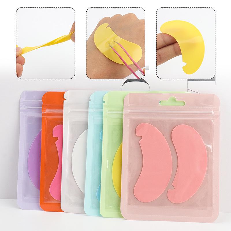 U-Shaped Silicone Eyelash Perming Pads & Extension Tools - Beauty & Isolation Eye Patches