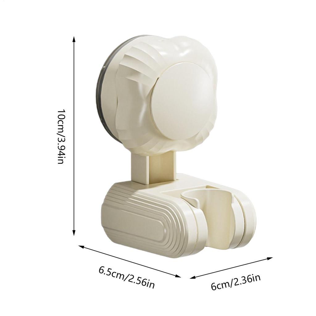 Adjustable Shower Head Holder Suction Cup Removable Non Slip Shower Handle Holder Wall Mount For Home Hotel Dorm Apartment