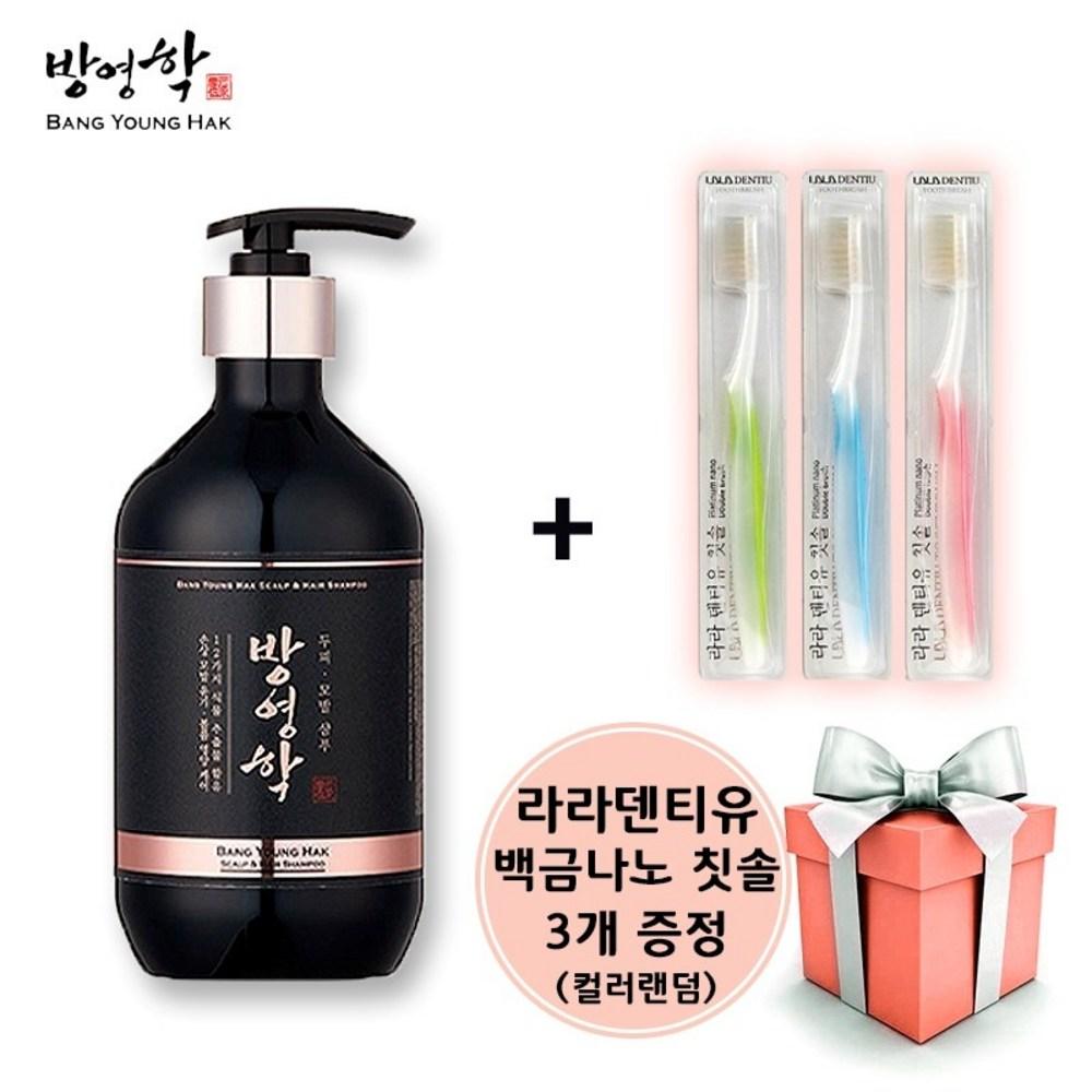 Bang Young-hak Shampoo Herbal Scalp Nourishing Shampoo 500ml + Lala Dentiu Toothbrush 3 Pcs 1 Pcs
