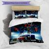 3pcs Transformers2 Design Cover Set - HD Printed Bedding with 1 Cover and 2 Pillowcases - Perfect for Home and Dorm Decor
