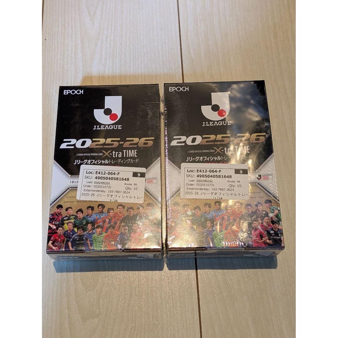 [New and unopened] EPOCH 2025-26 J League Card X-tra TIME