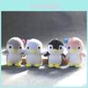 Adorável Pinguim Fofo Pelúcia Chaveiro Desenho Animado Enfeite de Bolsa Boneca Macia de Pelúcia