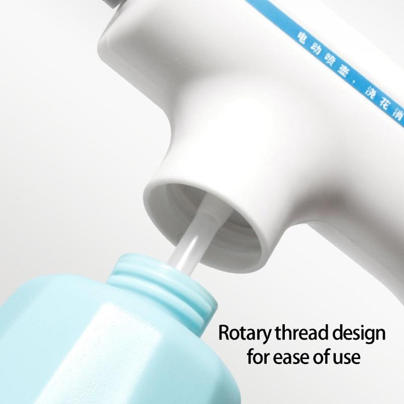 Pulvérisateur Électrique 1.2L Avec Tasse de Dosage Précise Poignée Ergonomique en ABS Rechargeable Pour Plantes et Désinfections