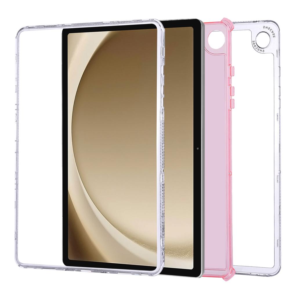 Für Samsung Galaxy Tab A9+ Klare Hülle 3 in 1 PC+TPU Stoßfeste Tablet-Hülle