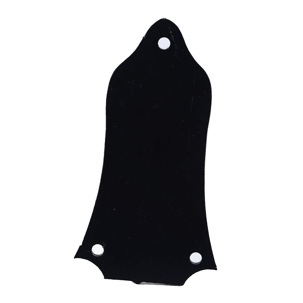 Electric Guitar Truss Rod Plate Plastic Sturdy Lightweight Decorative Truss Rod Cover Plate Black