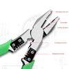 Electrician Pliers Multifunctional Needle Nose Plier for Wire Stripping Cable Cutter Terminal Crimping Hand Tools