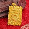 Men's Gold Dragon Pendant - Chinese Style, High-End Jewelry To Match Necklaces