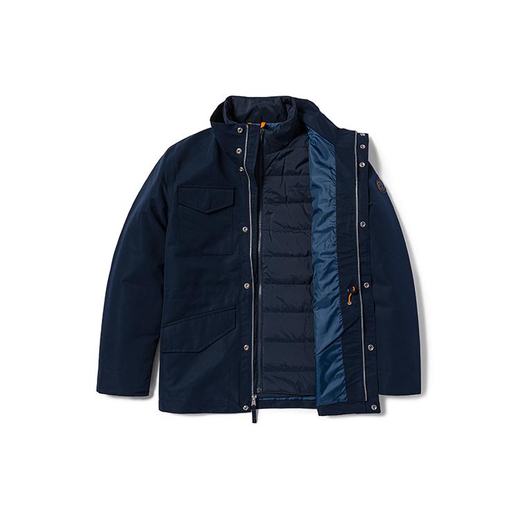 Timberland Puffer Jacket Men's Dark Sapphire Blue A69RN-433