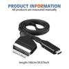SCART auf HDMI Videokonverter Kabeladapter mit 1080p 720p Ausgang für HD-Fernseher-Anzeige und Kompatibilität