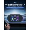 Auto Lcd Cluster OBD2 meter Multi Digital Head Up Display GPS Speed Water Temp Turbo Fuel Consumption Car Accessories HUD P27