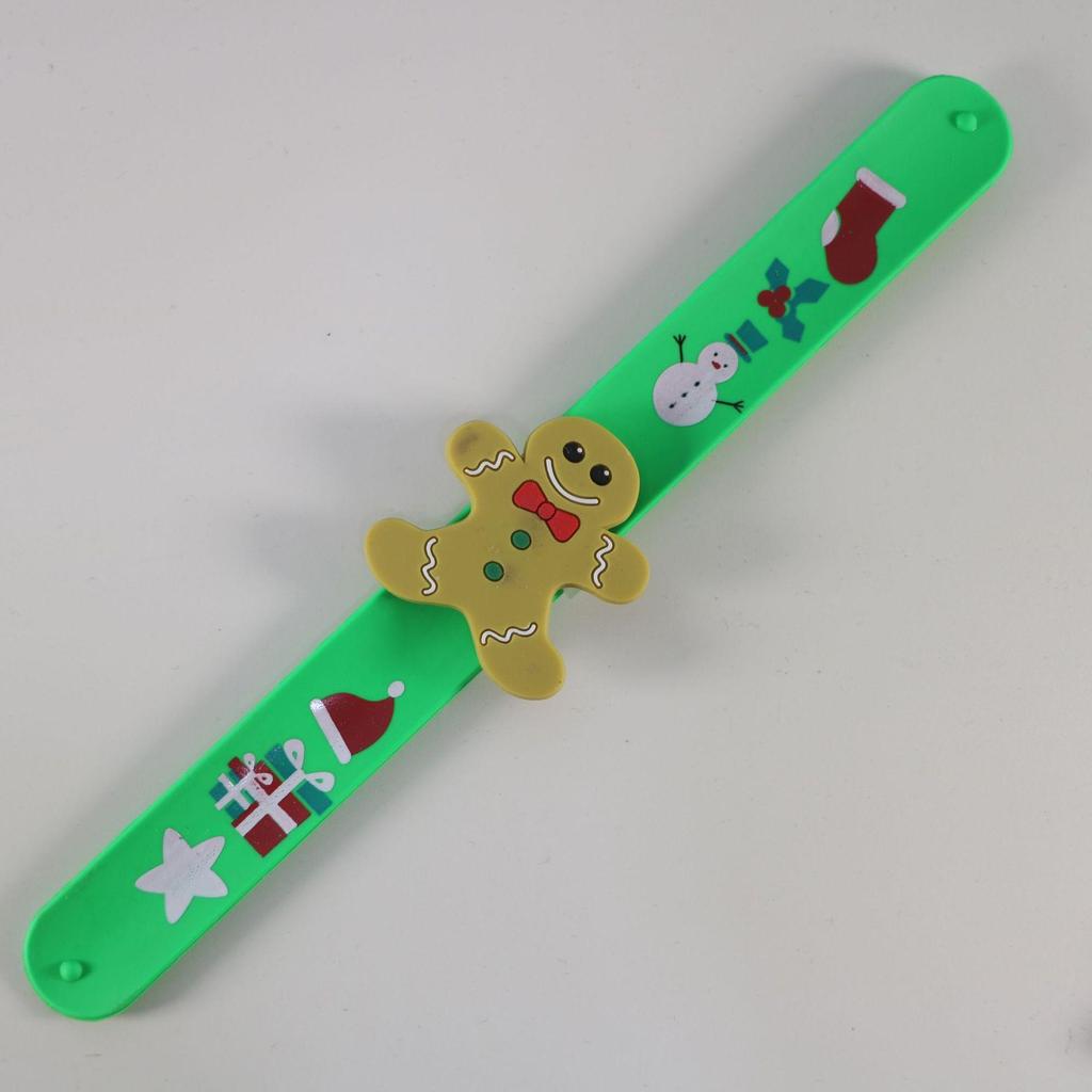 Children's Christmas Snap Bracelet – Holiday Themed Party Toy