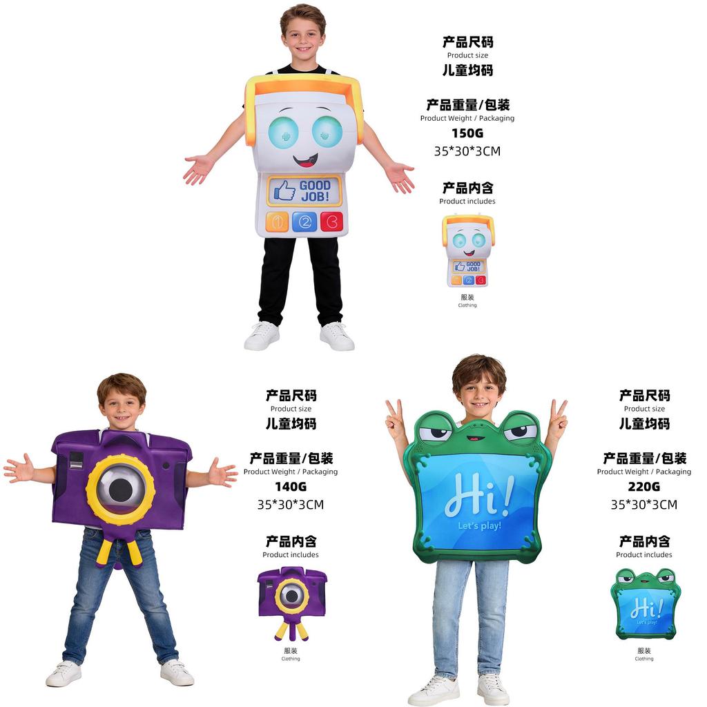 Toy Story Kamera Kostüm Für Kinder Cosplay Halloween Neuheit Spielzeug Verkleidung