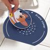Silicone Floor Drain Mat Cartoon Dog Kitchen Sink Seal Mat  for Bathroom Hair Collection