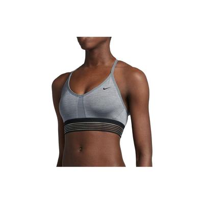 Solid Color Logo Sports Bra Women Sports Underwear Gray 832093-065