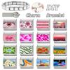 Unique Y2K Pink Girls' Eye Tulip Flowers Moon Cat Cherry Italian Charm Link Fit 9mm Stainless Steel Bracelet DIY Making Jewelry