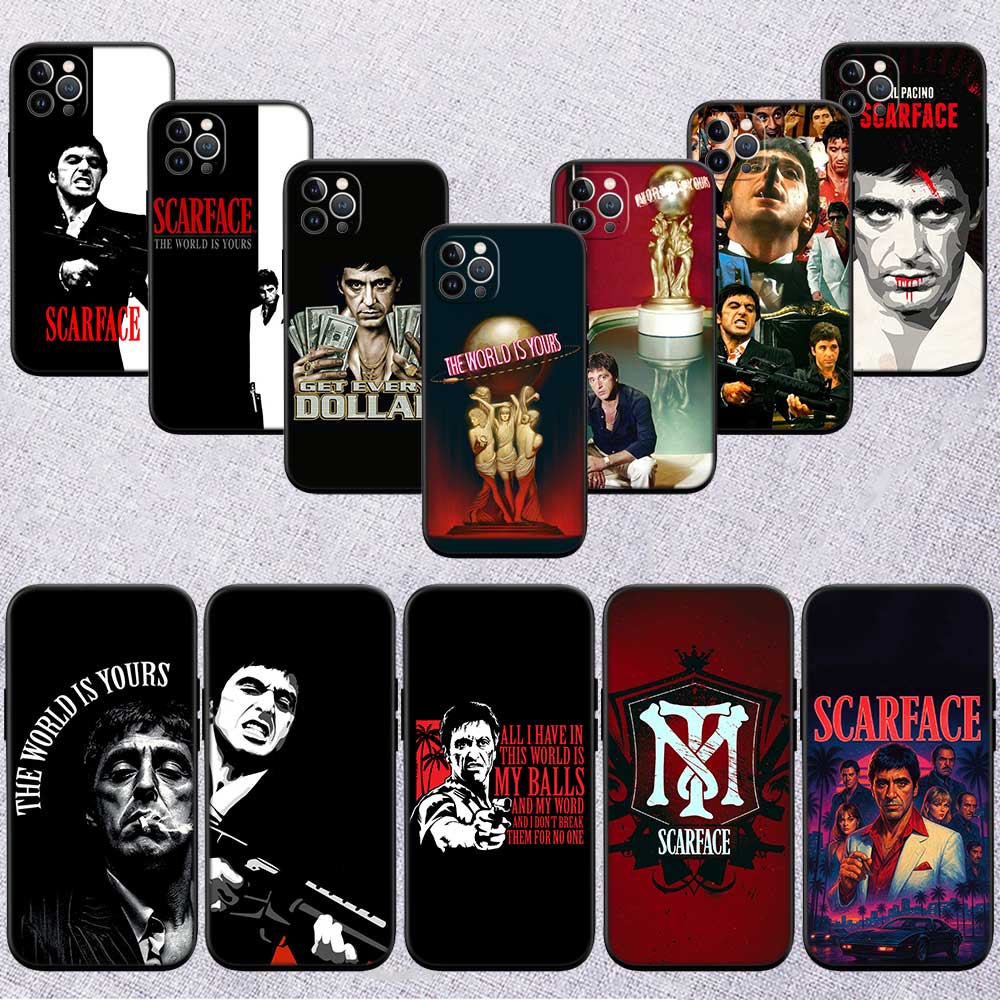 RE51 S-Scarfaces Case for Motorola Edge 60 60s 70 G86 G56 G54 E14 G04S G45 G54 G64 S30 S50 X30 X40 X50 Pro Power