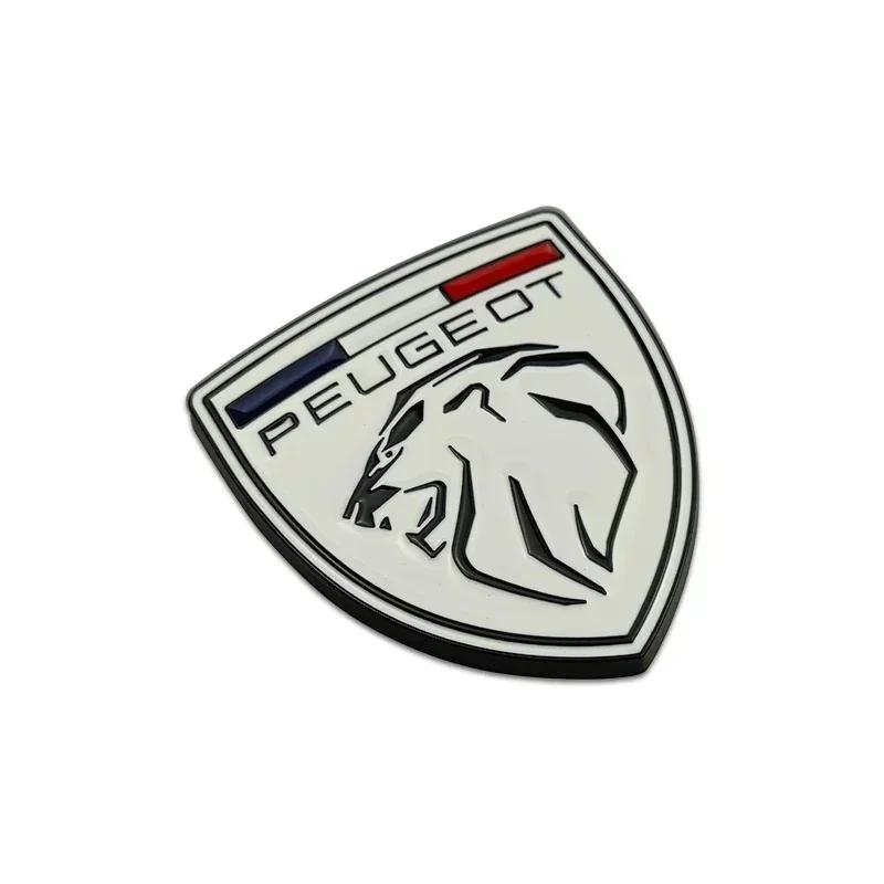 Car Body Fender Side Metal Emblem Rear Trunk Badge Sticker for Peugeot 406 405 205 3008 206 5008 308 208 408 508 407 107 307