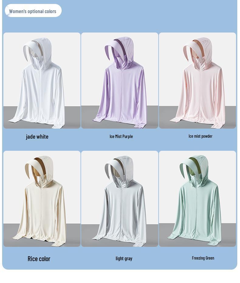 Woodpecker UPF50+ Ice Silk Sun Protection Jacket - Breathable, Lightweight, UV-Blocking Outerwear for Men and Women