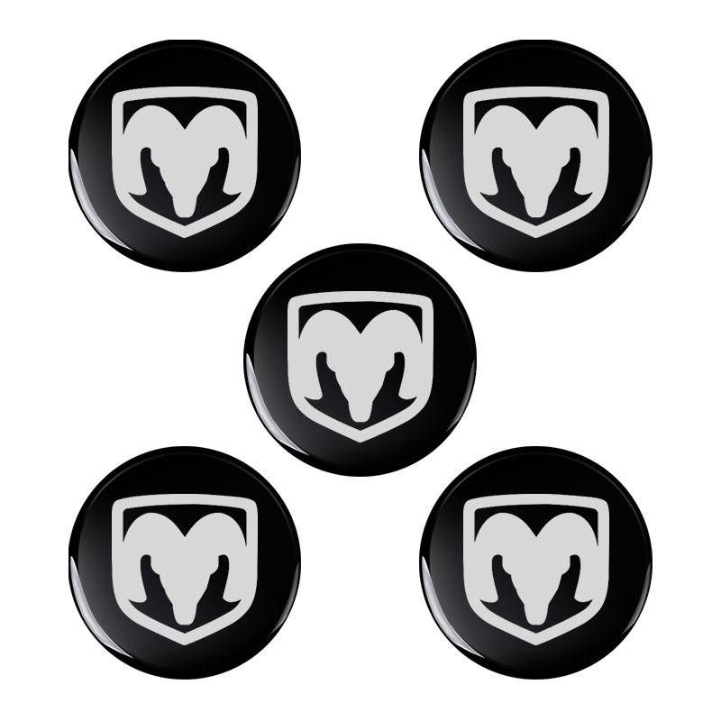 2/5/10Pcs 14MM Remote Car Key Stickers Emblem Accessories for Dodge SXT Challenger Charger RAM 1500 Stratus Dart Dakota Charger Avengr Durango