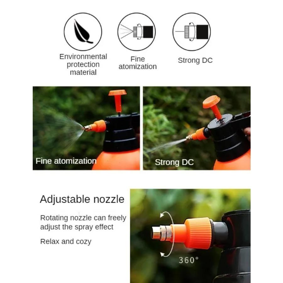 2L Gardening Watering Can Watering Pot Air Pressure Car Cleaning Handheld Watering Can