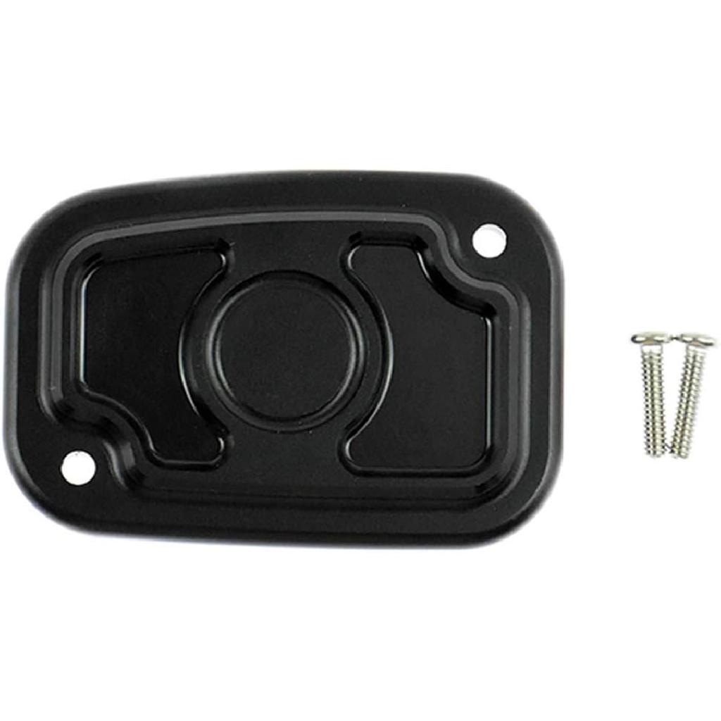 HDBUBALUS Motorcycle Master Cylinder Cover Brake Reservoir Cover Cap Fit for Harley Touring V-Rod Right