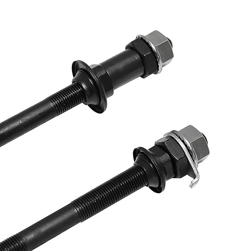 1Pc 150/180Mm Bike Front Rear Wheel Hub Axles Metal Bicycle Solid Spindle Shift Shaft Lever Cycling Replacement Accessories