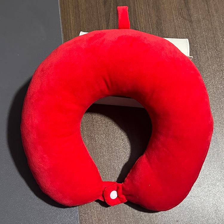 Almofada de Viagem em U para Pescoço e Costas para Escritório, Avião e Carro