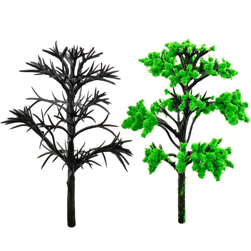 Banyan Tree DIY Sand Table Model: Green Trees for Scene Creation - Multiple Sizes Available