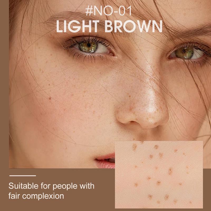 Freckle Pen Natural Rich Waterproof Long-Lasting Eyeliner with Ultra-Fine Soft Bristles, Easy to Apply and Smudge-Resistant.