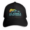 ALASKA THE LAST FRONTIER Baseball Cap Luxury Unisex Hat Custom Cap Snapback Cap Fashion Beach Golf Wear Unisex Womens