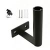 90 Degree Wall Mount Support for Antennas Placement, Metal Installation Hardware with Vertical Tube Design for Home Garage Use and Daily Mounting Work