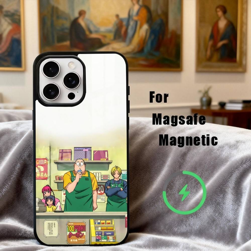 Anime S-Sakamoto-O D-Days Phone Case For iPhone17,16,15,14,13,12,11 Plus,For Magnetic Wireless Charge Cover